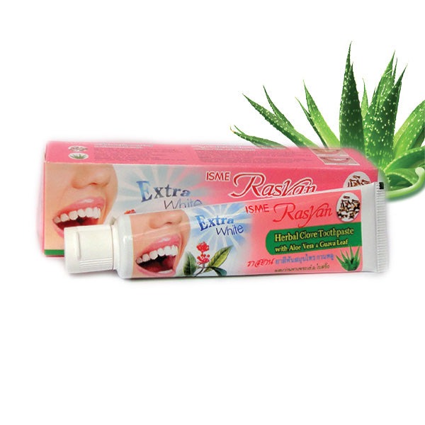 Isme Rasyan Herbal Clove Toothpaste with Aloe Vera & Guava Leaf (30g)