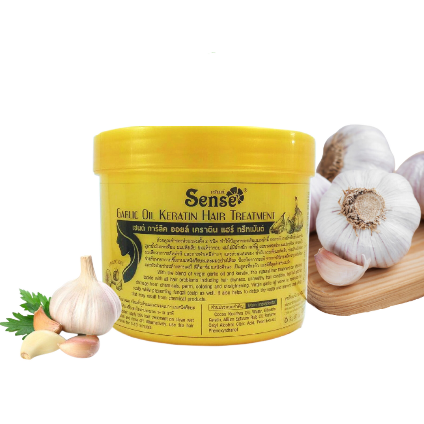 Sense Garlic Oil Keratin Hair Treatment, 500g
