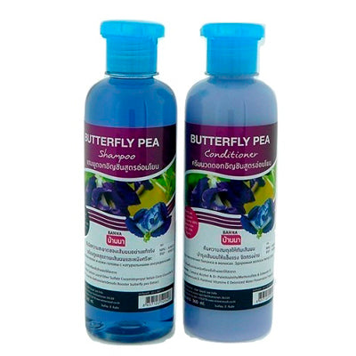 Banna Butterfly Pea Hair Shampoo + Conditioner (360ml+360ml)